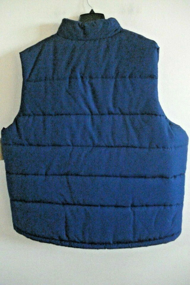 Mens Big & Tall Outdoor Vest Blue Size 3X  Water  Resistant NWT - Image 2 of 2