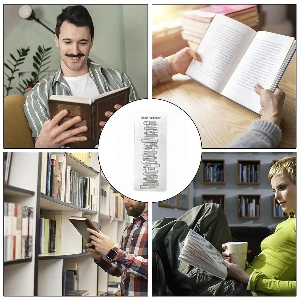 Reading Log Book Tracker Bookmark Paper Reading List Bookmark eBay