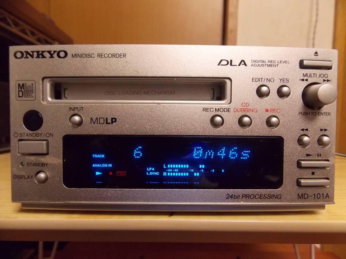 ONKYO MD-101A 名機 INTEC155 ミニディスクレコーダー ONKYO MDLP対応