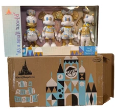 Walt Disney World 50th Anniversary Celebration It’s A Small World 4 Plush Set NW