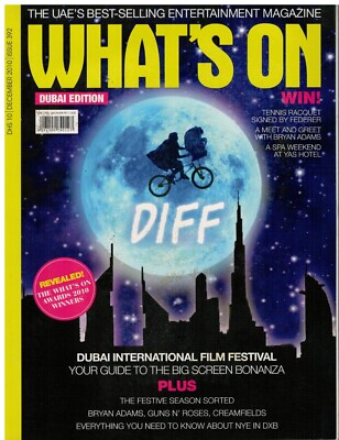 ''WHAT'S ON'' ENTERTAINMENT MAGAZIN, DUBAI EDITION DEZ. 2010