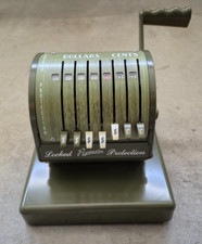 Paymaster Series X-550 Vintage Check Writer Machine w/ Key Made in USA