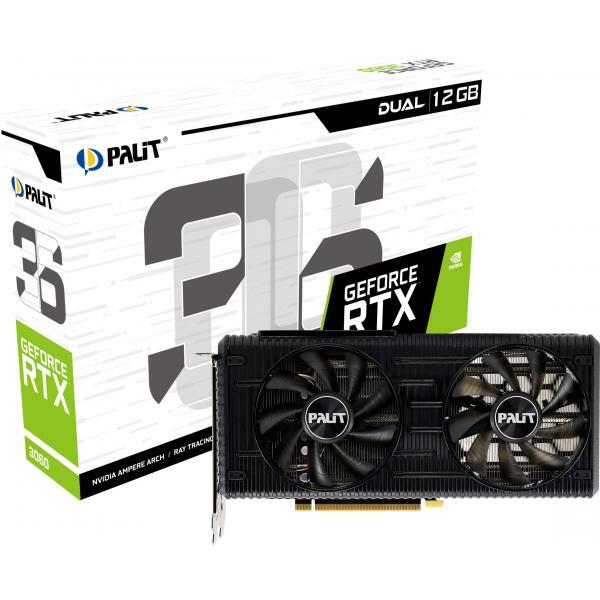 Palit Ne63060019k9-190ad Scheda Video Nvidia Geforce Rtx 3060 12 Gb Gddr6 (palit