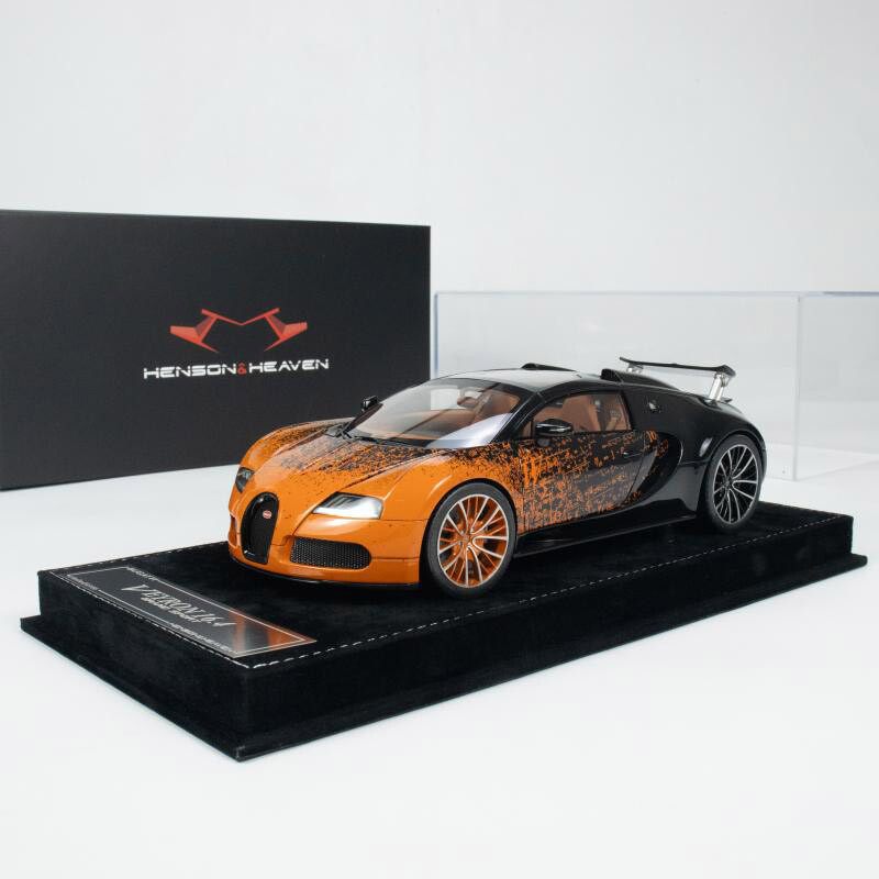 Henson&Heaven 1/18 Diecast Car Model - Bugatti Veyron 16.4 Grand Sport Rare