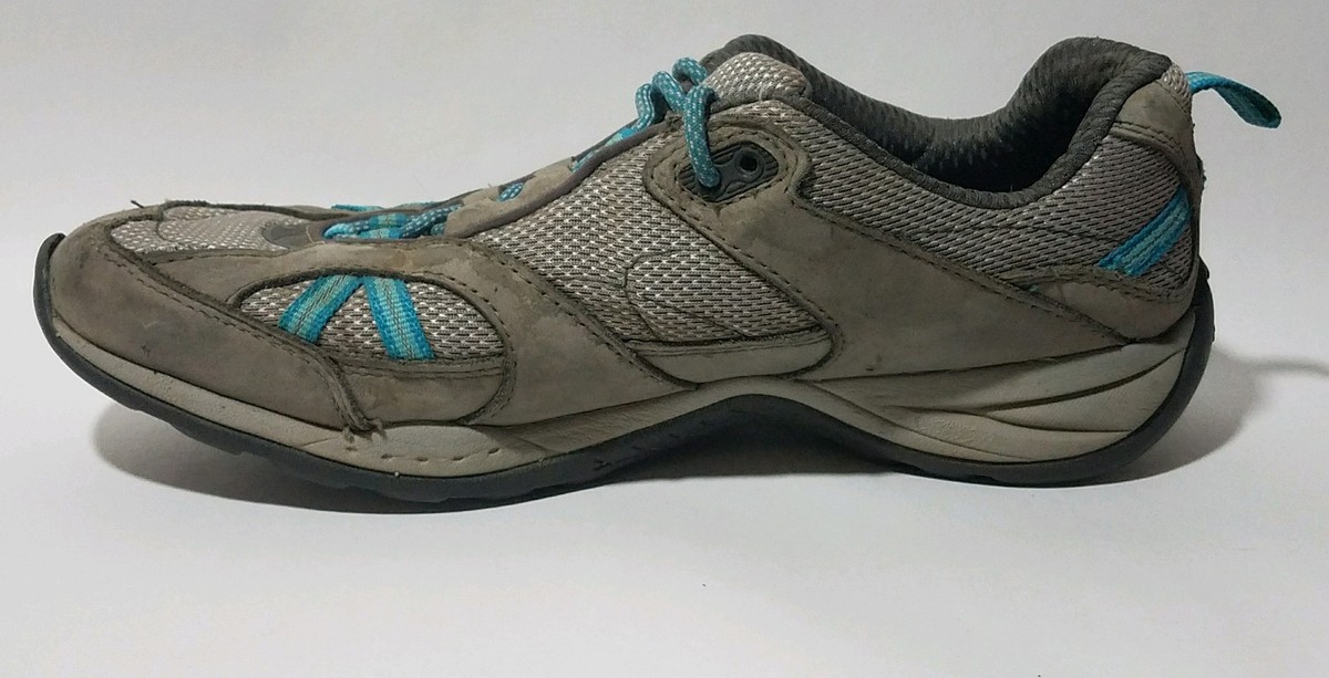 Teva Wmns 8.5 M Sky Lake Teal Blue Leather Hiking Trail Shoes