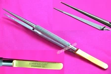 GERMAN CASTROVIEJO MICRO MINOR SURGERY SUTURE TYING SURGICAL FORCEPS STRIAGHT 6"