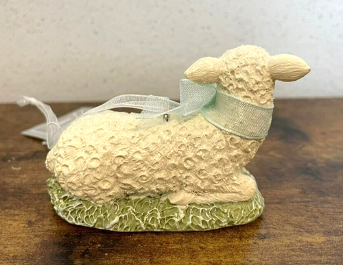 2 adornos de resina para ovejas, de pie y descansando, Galería II NUEVO CON ETIQUETAS - Imagen 8 de 8