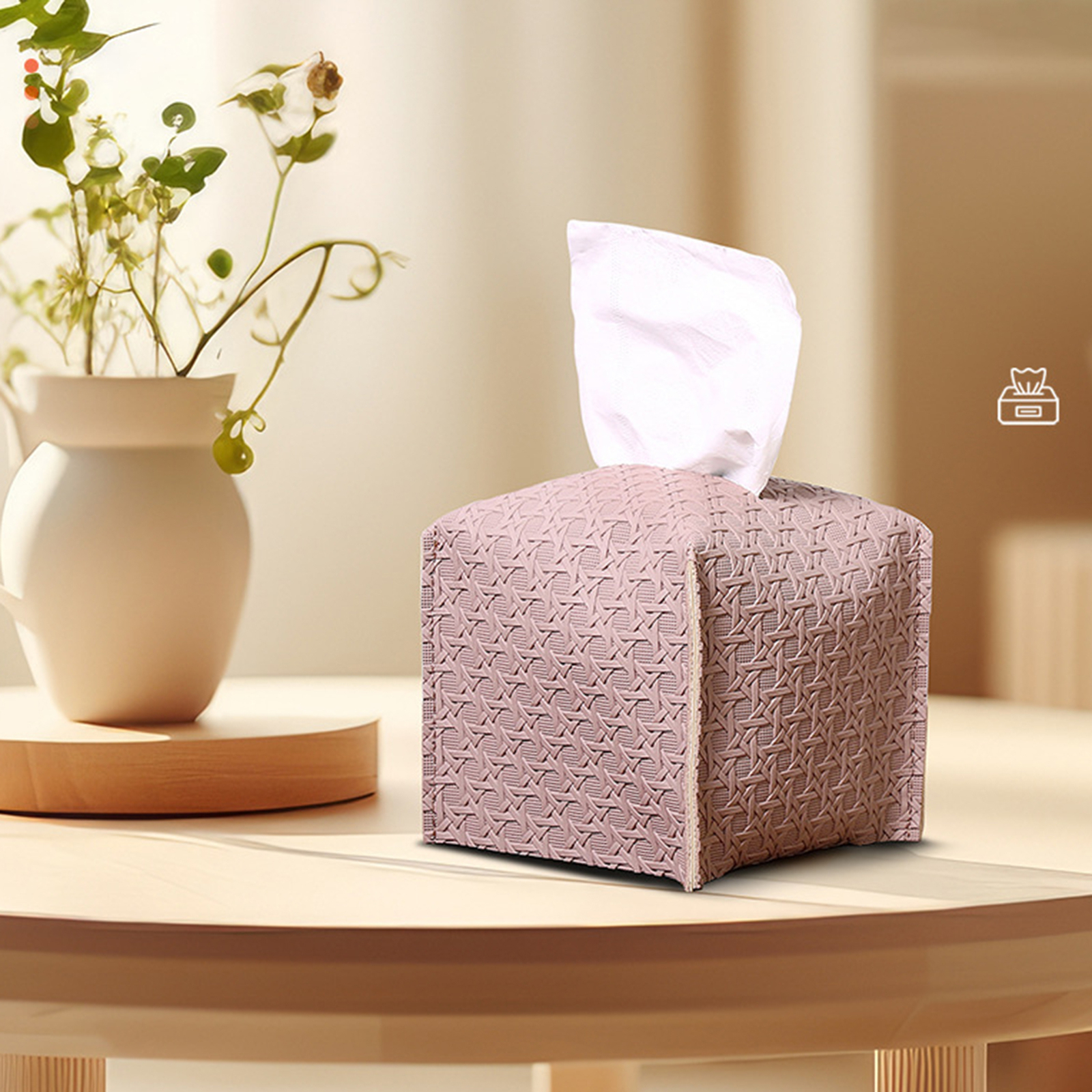 paper-towel-holder-decor-easy-to-refill-case-elegant-woven-bamboo-faux