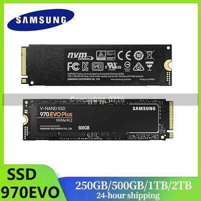 Samsung 2TB SSD 970EVO Plus NVMe M.2 500GB 1TB Internal Solid State Drive Lot