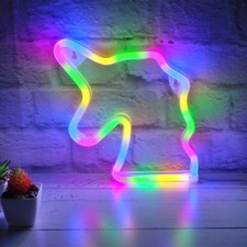 Unicorn LED Neon Light Sign Wall Light Stand Bar Lamp Home Nursery Room
