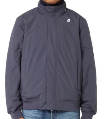 Giacca Uomo K-Way Amaury Ripstop Prime Marmotta In Nylon Slim Fit