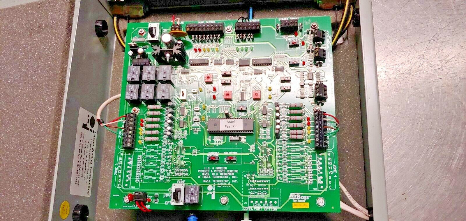 OEM ARZEL AIR BOSS 3 ZONE CONTROL BOARD HVAC eBay
