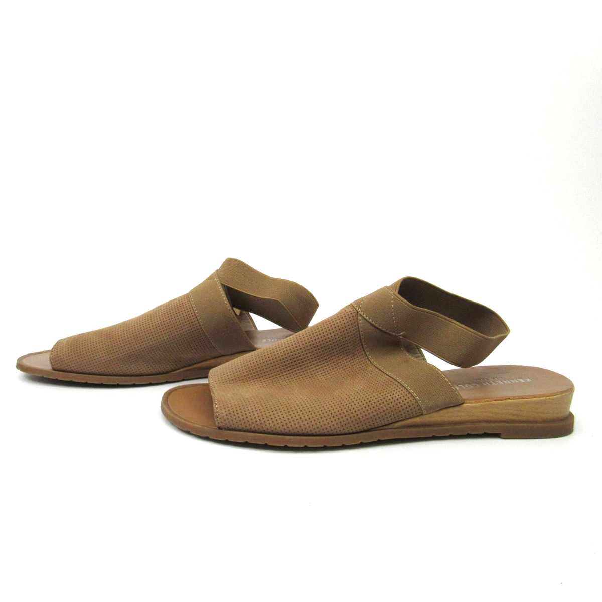 Kenneth Cole New York Women's Jules Elastic Ankle Strap Sandals in SZ