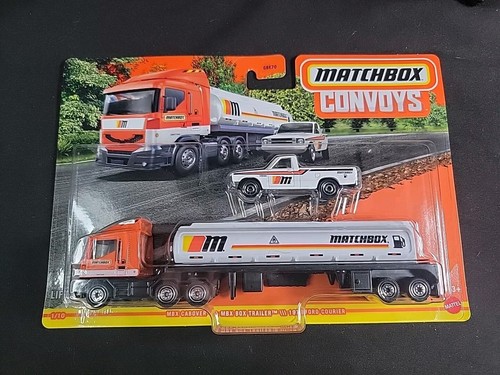 Matchbox Convoys MBX Cabover mit MBX Tanker & 1977 Ford Courier