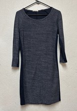 Marine Layer Sweater Bodycon Long Sleeve Dress Round Neck Gray Knit Sz S