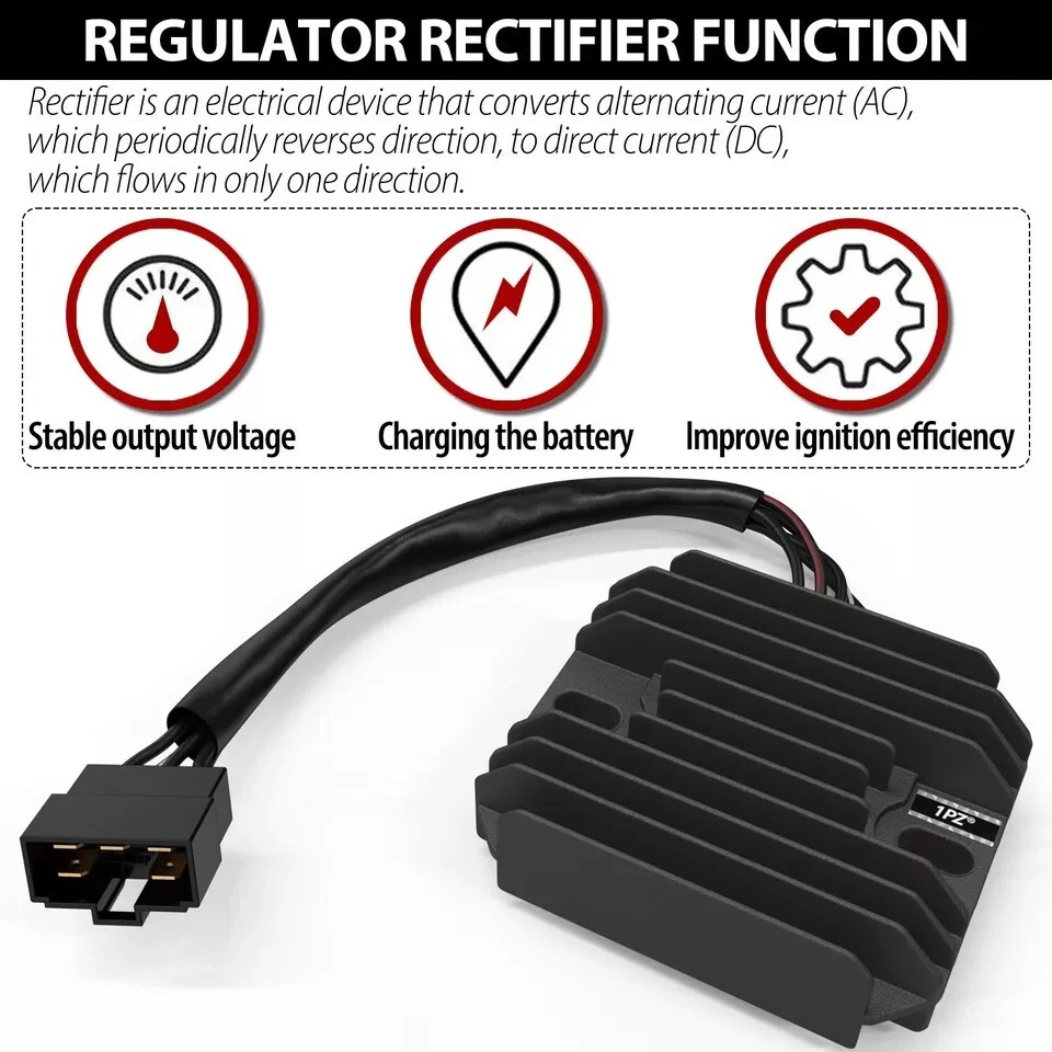 Regulador de voltaje rectificador para Suzuki Intruder 1500 VL1500 32800-33E21 Foto 3 de 4