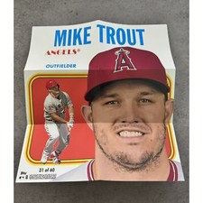 2019 Topps Heritage '70 Poster Boxloader #31 Mike Trout