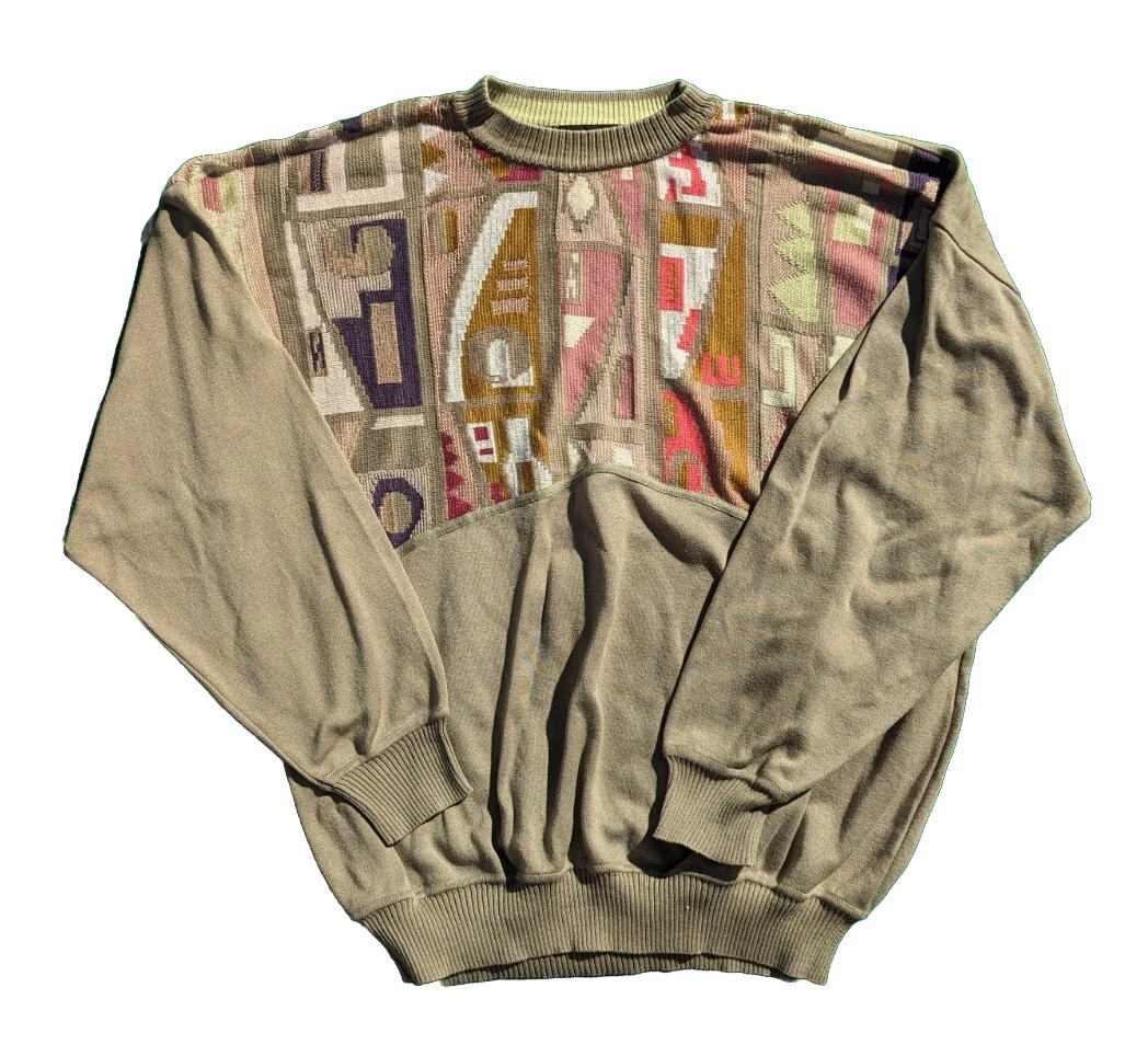 PULL VINTAGE ANNÉES 90 VITTORIO ROCCHETTI grand coton COOGI SUPREME PALACE