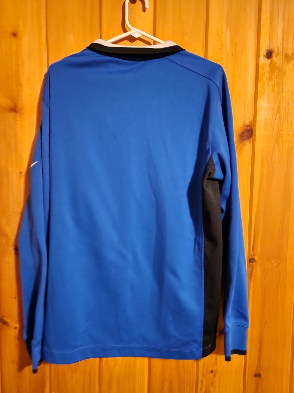 Nike Golf Dri-Fit 1/4 Zip Pullover Men's L Blue Long Sleeve- Shirt - Active Wear thumbnail 2