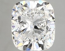 Lab-Grown Diamond 3.17 Ct Cushion F SI1 Quality Very good Cut GIA Certified 723.01 per carat