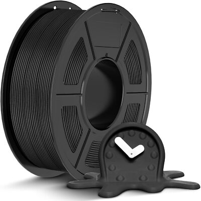 JAYO Schwarz PLA Klassisch 1,1KG 1,75mm 3D Filament verbesserte Zähigkeit ±0,02