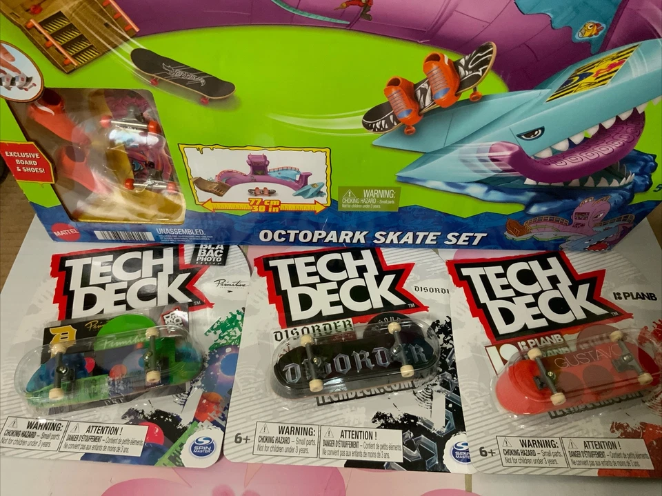 🐙 Hot Wheels Skate Octopark Juego-3 Patines de Bonificación🆕 Foto 4 de 4