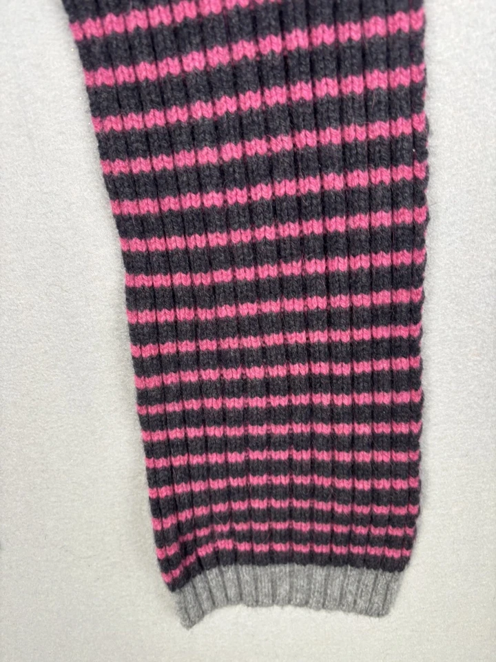 Bufanda Robert Mackie of Scotland 100 % lana a rayas multicolor 3754 Foto 4 de 4