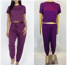 Brand New Size Medium Women's Purple 2 Piece Set