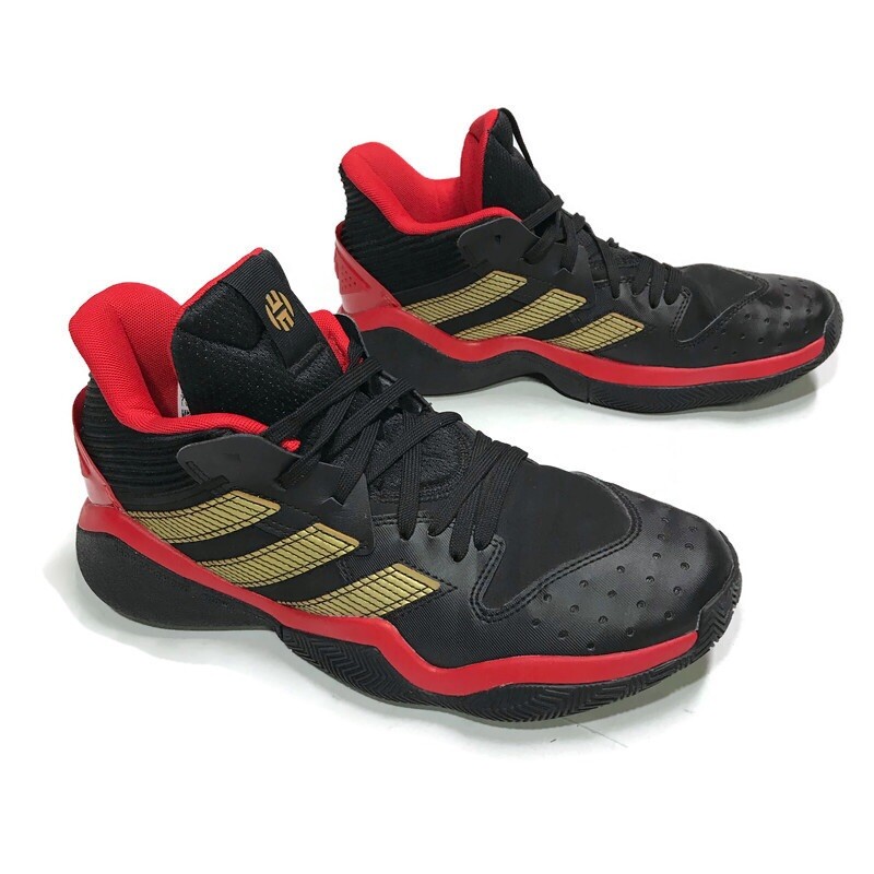 Adidas Harden Stepback Men's Size Basketball Shoes Black Red Gold EH1943