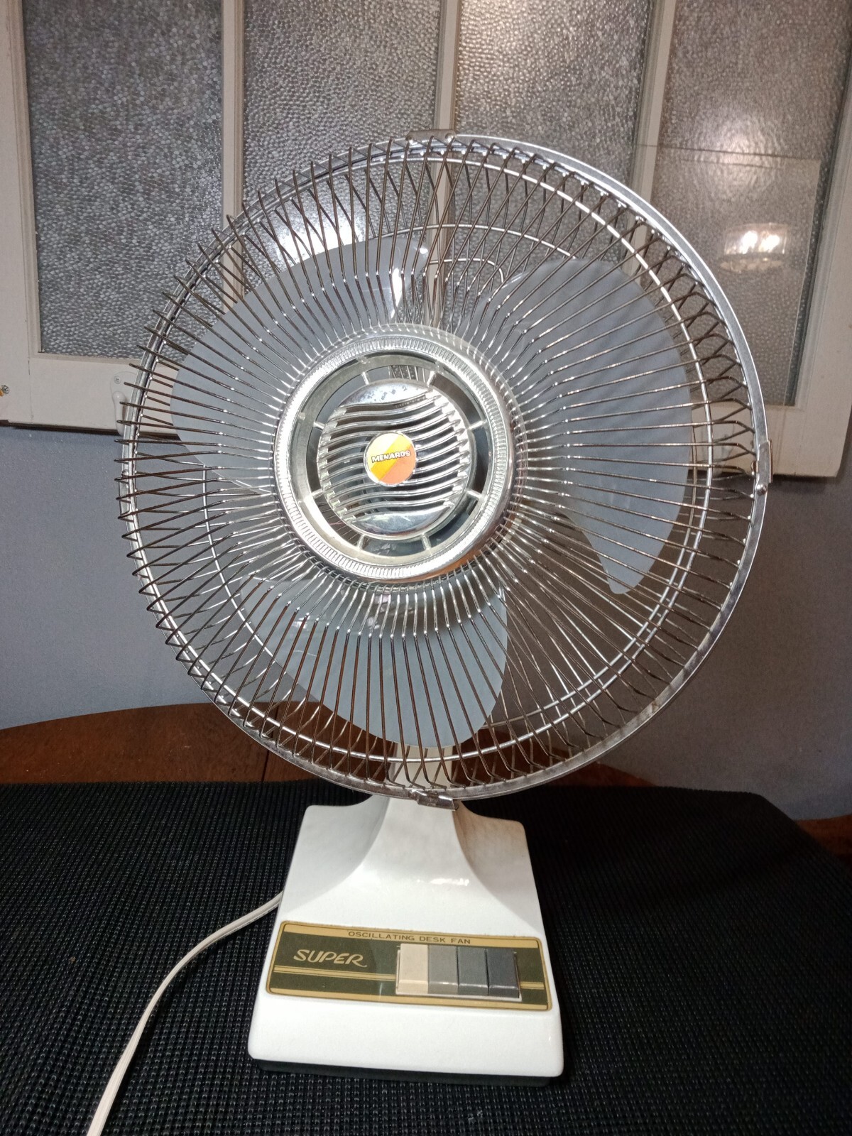 Vintage Menards Super 12u0026#034; Oscillating Fan Tung Fu Electric Model  TF-307A | eBay