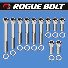 Mopar Big Block Water Pump Bolts Stainless Steel Kit Bbm 383 400 413 426w 440 Rb