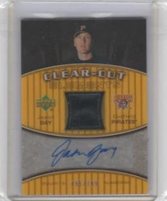 JASON BAY 2007 CLEAR CUT ELEMENTS PATCH AUTOGRAPH GAME USED JERSEY SER #'D /199