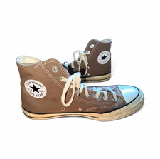 Converse Chuck Taylor All Star Men  s High Top Canvas Lace-Up Sneakers Brown