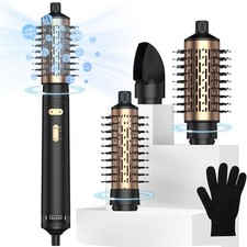Rotating Hair Dryer Brush, 3 in 1 Round Hot Air Brush Set