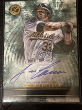 2016 Topps Legacies of Baseball - Tenacity Autographs Jose Canseco #TA-JC Green