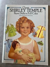 Classic SHIRLEY TEMPLE Paper Doll Book Uncut 1986 Grayce Piemontesi
