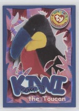 1999 Ty Beanie Babies Series 4 Wild Cards Kiwi the Toucan 262 02lw