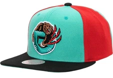 Mitchell & Ness Blk/Rd NBA Vancouver Grizzlies On The Block HWC Snapback - OSFA