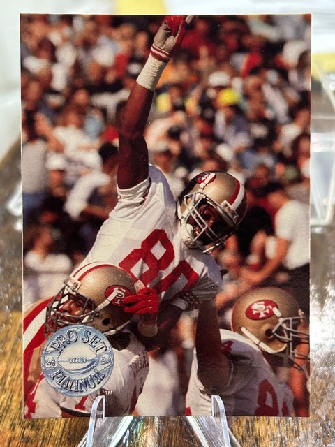 Jerry Rice 1991 Pro Set Platinum #140! 2 Card Min! See Desc!
