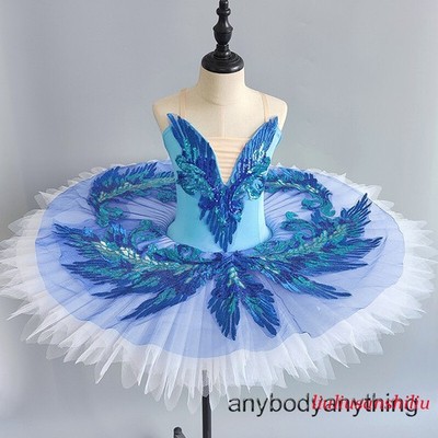 blue tutu dress for adults Bird Professional Ballet Ballerina Performance Swan Dance Skirts Size:UK 12 This gown is perfect Modest Muslim Women's Versatile plp-51500