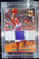 🔥1996-97 Topps Stadium Club Steve Nash Rookie Jersey Fusion 13/25 