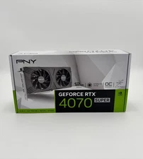 New Sealed Nvidia PNY Geforce RTX 4070 SUPER 12 GB GDDR6X Overclocked Dual Fan