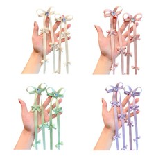 User Friendly Baby Girls Hair Accessory Ribbon Braided Bowknot Hair Rope