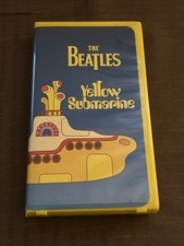 The Beatles Yellow Submarine Clamshell VHS Animated Ringo Starr Paul McCartney