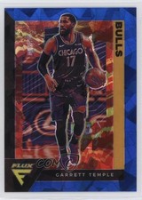 2020-21 Panini Flux Blue Cracked Ice Prizm Garrett Temple #30 14x1