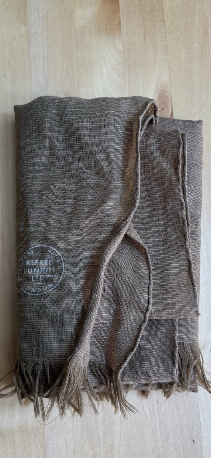 Alfred Dunhill Light Brown Rectangular Spring Sca… - image 9