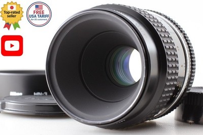  [Top MINT w/ Hood] Nikon Ai-s Micro Nikkor 55mm f/2.8 Macro MF Lens From JAPAN