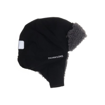 Didriksons, Trapper-Mütze, Größe: 54, Polyamid/Polyester, Schwarz/Grau #99D