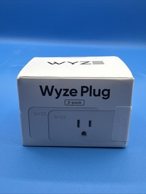 WYZE WLPP1 Voice Assistant Alexa and Google White Smart WiFi Plug - 2 Pack