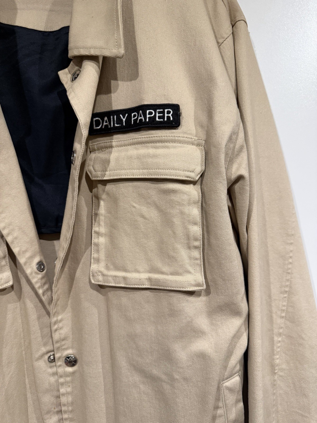 Daily Paper cargo jacket size XL beige between-seasons jacket image 3